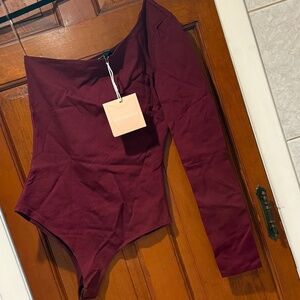 KITTENISH ONE SLEEVE BODYSUIT